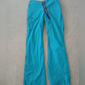 ScrubZone Landau | NEW Women's Teal Flare Scrub Pants Sz TXS (FL)